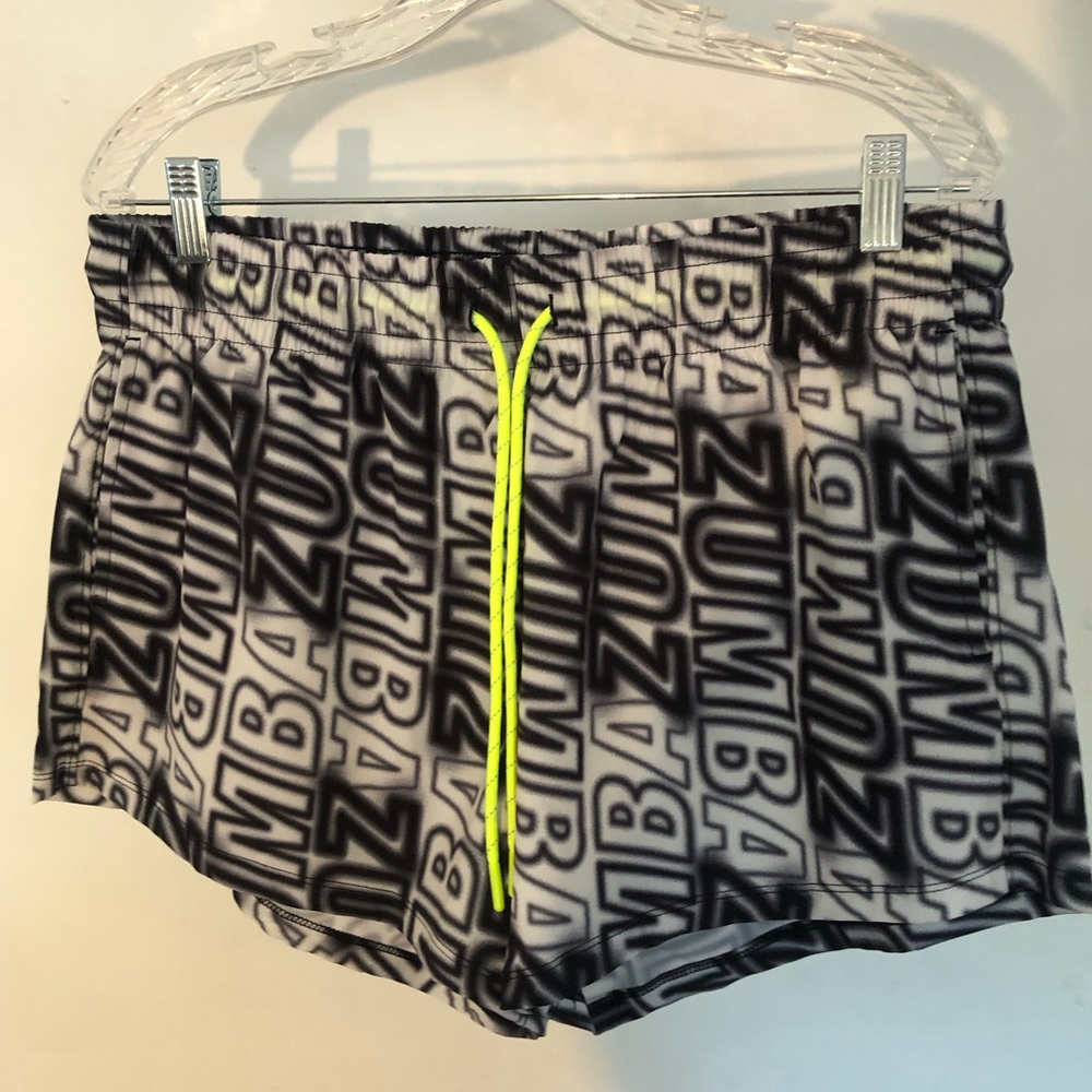 Authentic - ZUMBA Blurred Drawstring Shorts